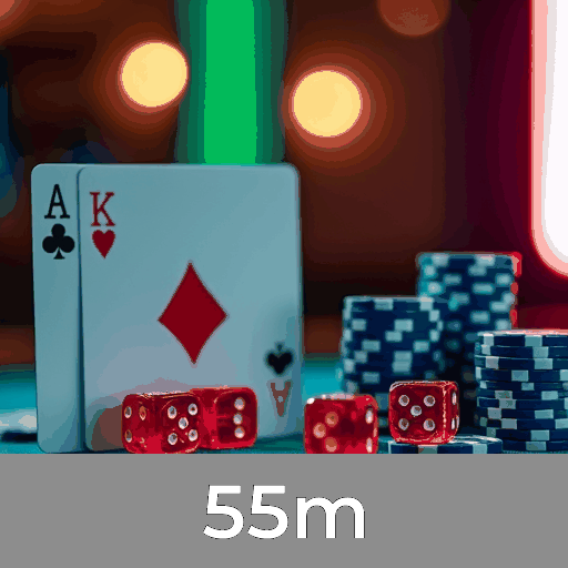 55m: Experiência de Jogos de Mesa ao Vivo Profissional