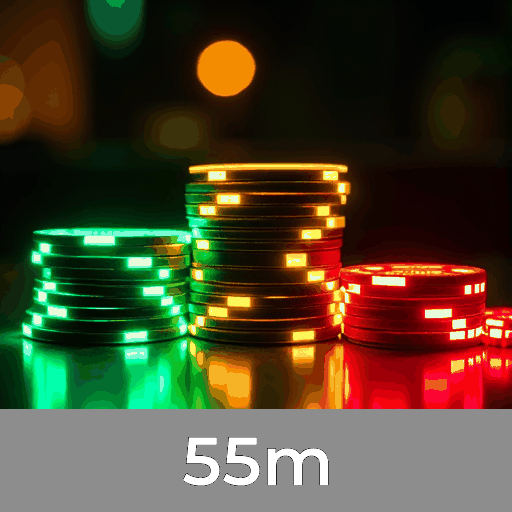 55m: Experiência de Jogos de Mesa ao Vivo Profissional