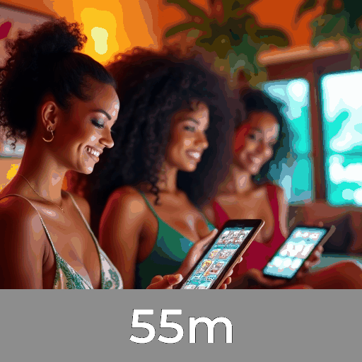 55m: Slots com Mega Jackpots, Roleta ao Vivo e Mesa de Poker