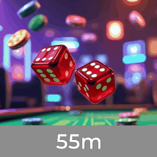 55m: Slots com Mega Jackpots, Roleta ao Vivo e Mesa de Poker